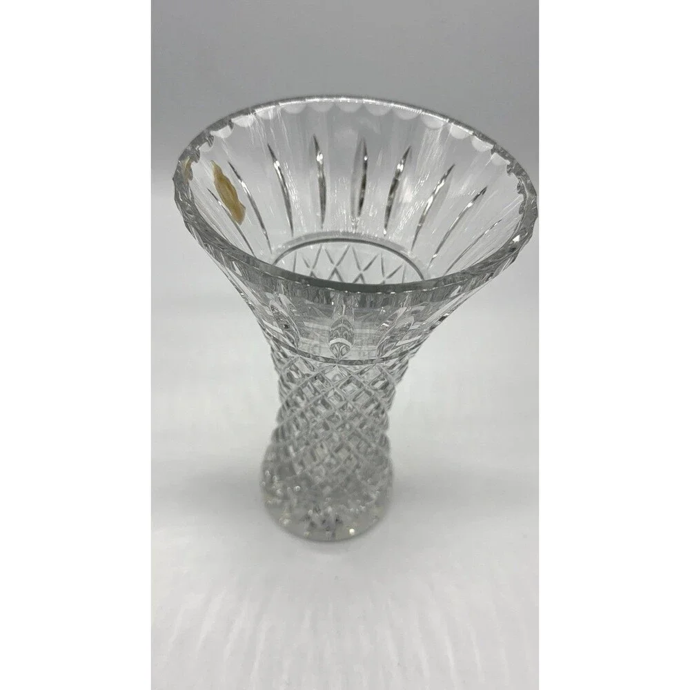 WORLD'S FINERY IMPERLUX HANDCUT LEAD CRYSTAL 24% РЬС VASE